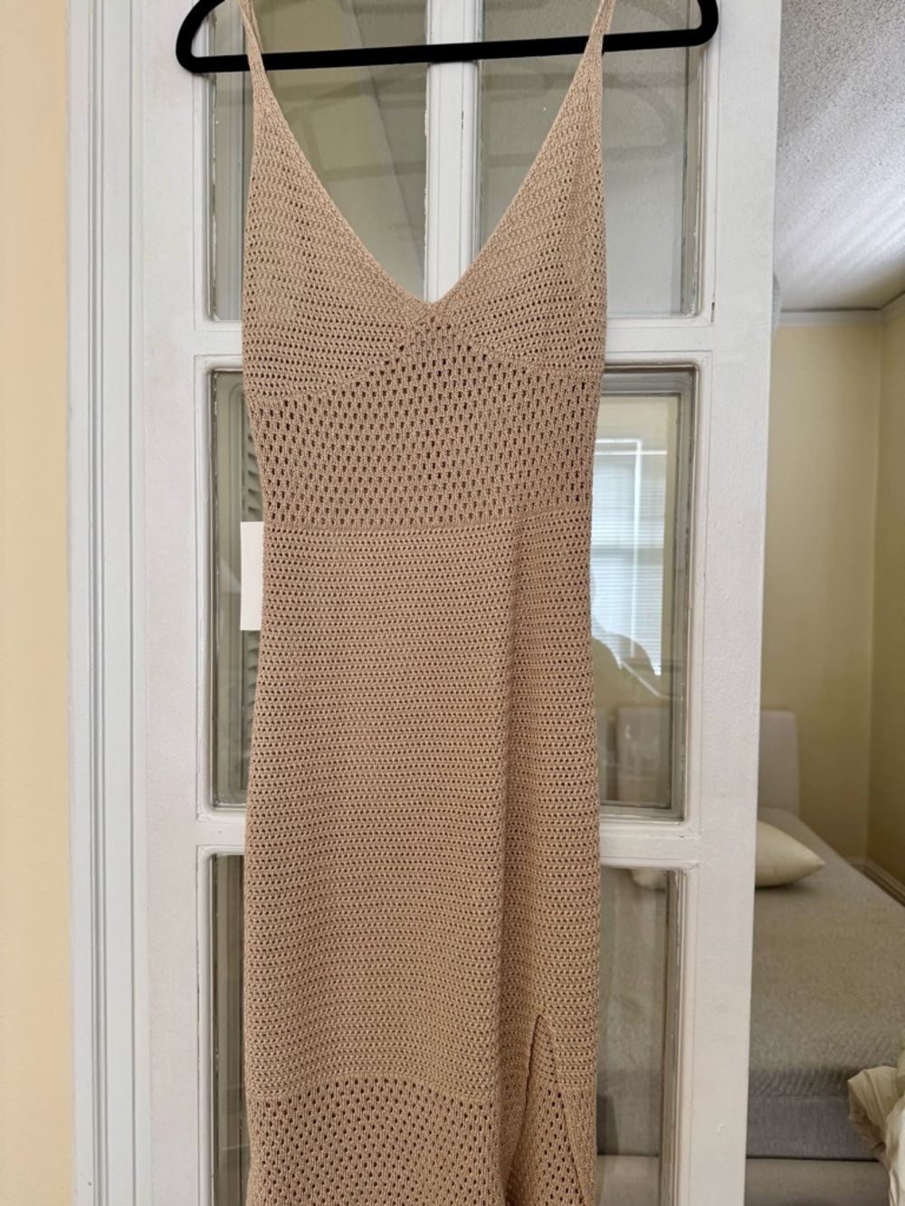 Aritzia - Wilfred - Evie Midi Dress - Oyster Huitre - Size Medium (M) - Picture 10 of 12